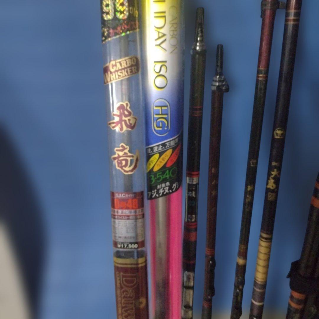 まとめ買い8本セットです。釣り竿。飛竜 48 。 10.0ft S.I.Cガイド