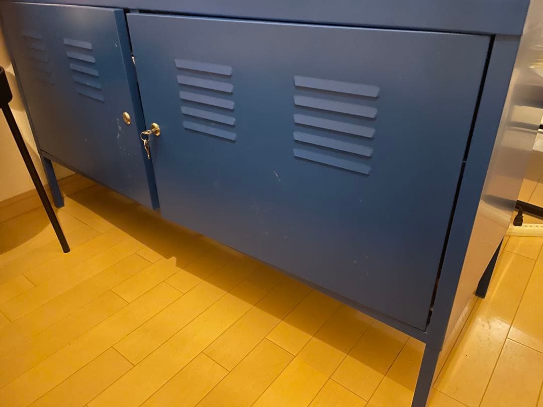 廃盤)IKEAイケア PSキャビネット ブルー - メルカリ