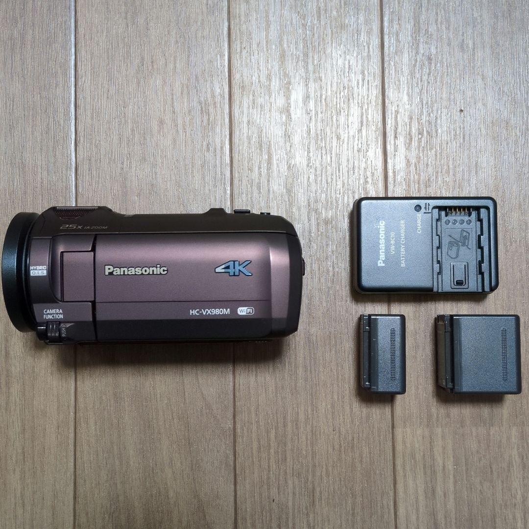Panasonic HC-VX980M 4Kビデオカメラ 本体とバッテリー2個 概要 デジタル4Kビデオカメラ HC-VX980M | デジタルビデオカメラ
