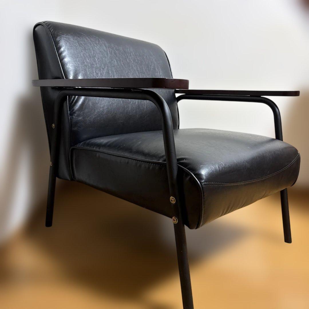 1Pソファ 76cm チェア 76幅ソファ 一人掛け バイキャスト風 pvc - メルカリ