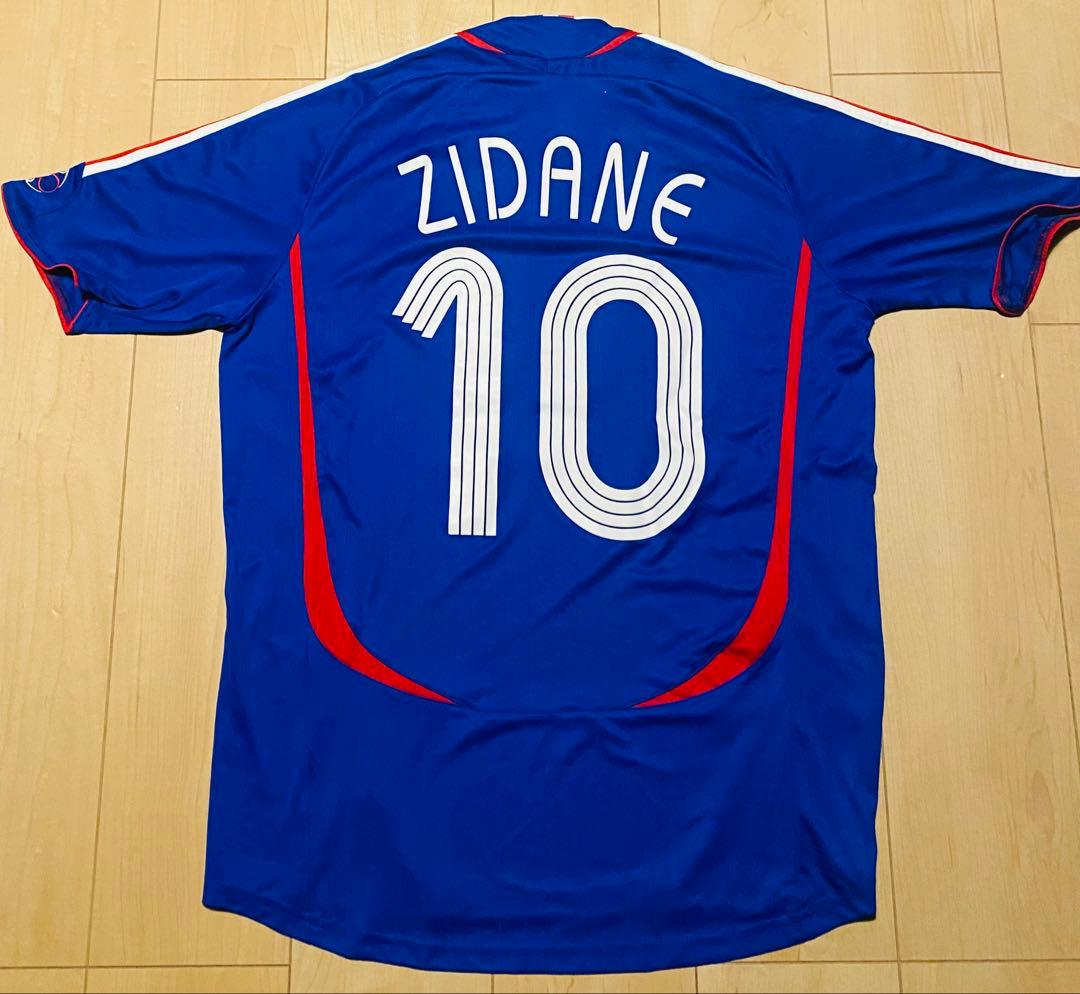 adidasアディダス サッカーフランス代表 ジダン ユニフォーム ゲーム
