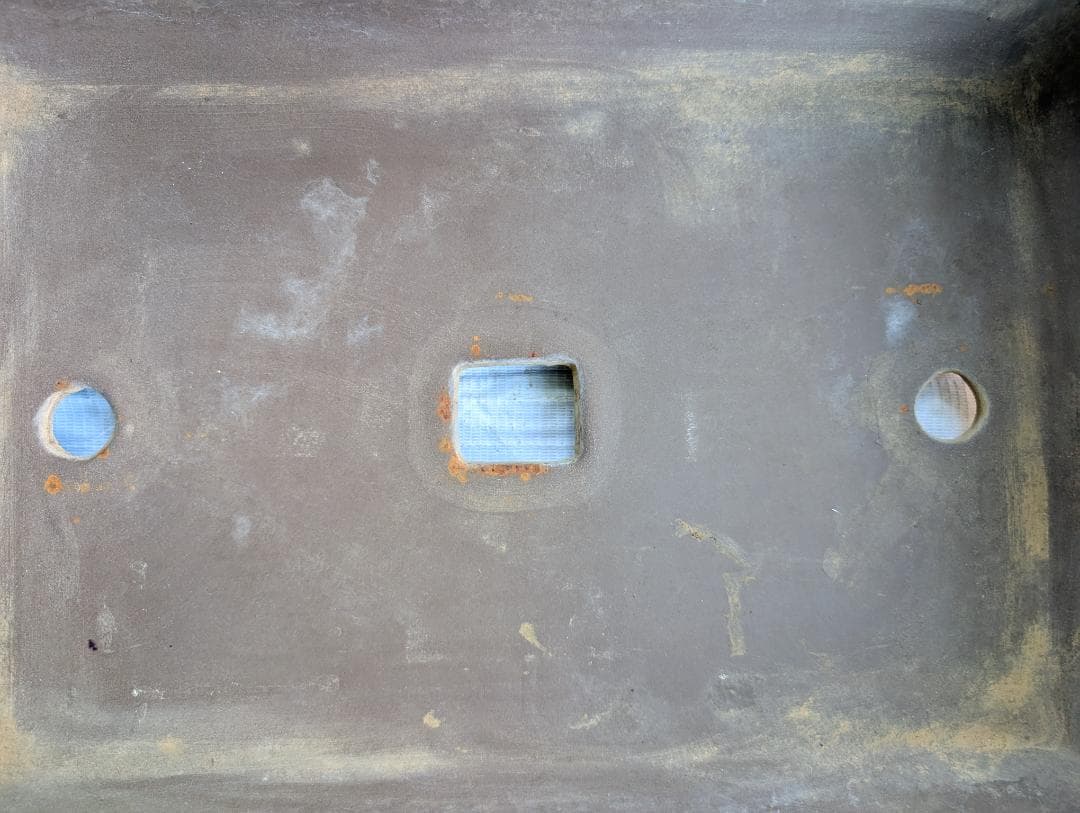 【大型盆栽鉢】紫砂矩形鉢 約52.5cm×38.5cm 深鉢 平鉢 盆栽用