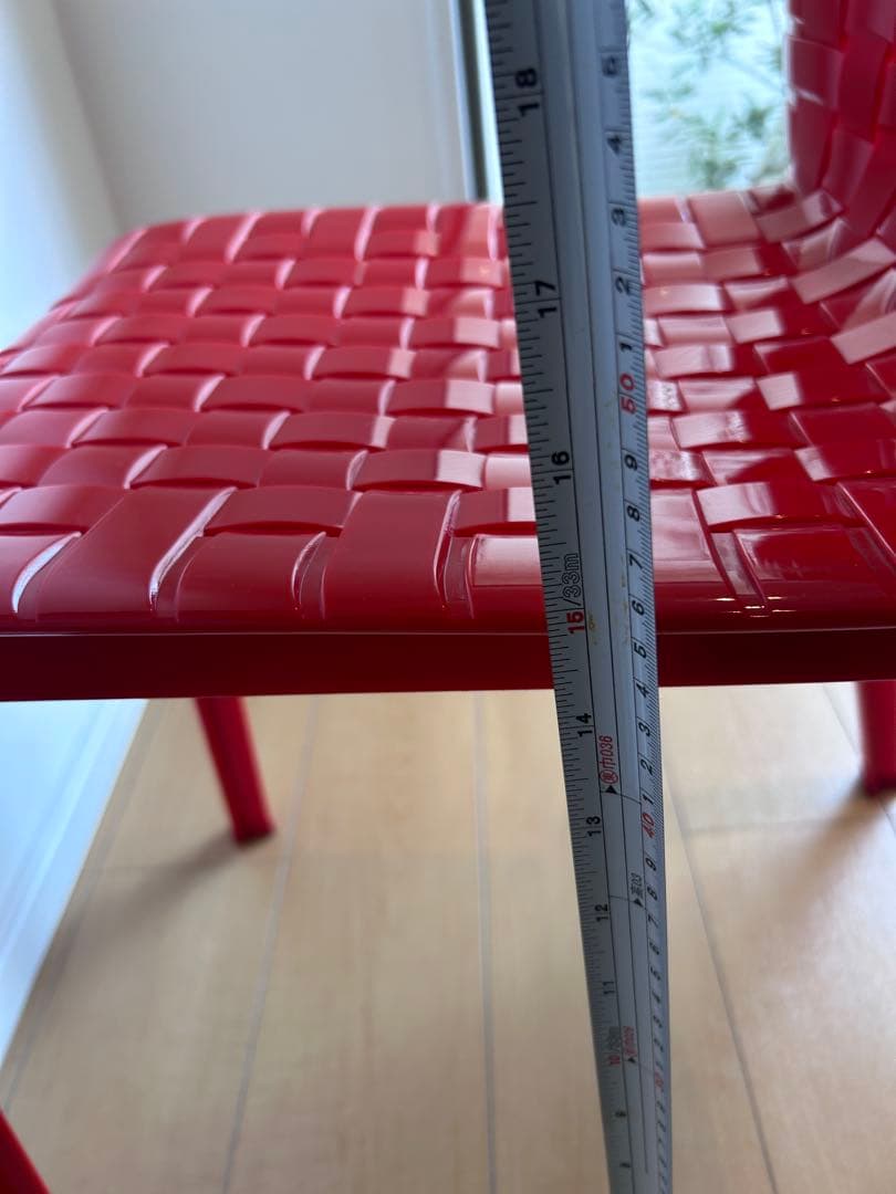 デザイナーズ家具】TOYOキッチン赤チェア1脚 ダイニングチェア 展示品