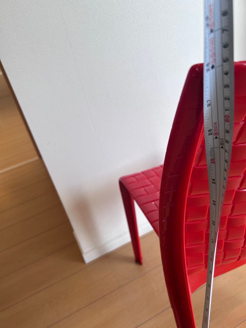 TOYOキッチン 赤チェア1脚 ダイニングチェア 展示品 - メルカリ