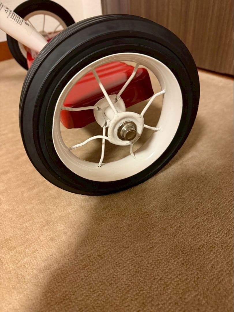 室内使用のみ・美品】Baghera バゲーラ 三輪車 レトロ 赤×ブラウン