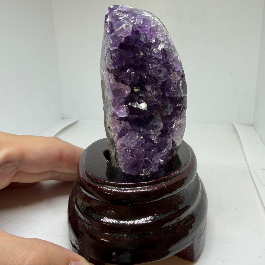 天然石 アメジスト クラスター 【台座付き】 206 - メルカリ