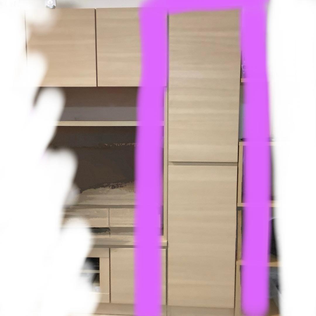 ニトリ 壁面キャビネット ウォーレン 収納棚 ニトリ（NITORI） 壁面ユニットキャビネット(ウォーレン 40-2D WW