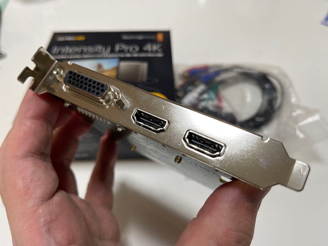 blackmagic intensity pro 4K 未開封アナログケーブル付 - メルカリ