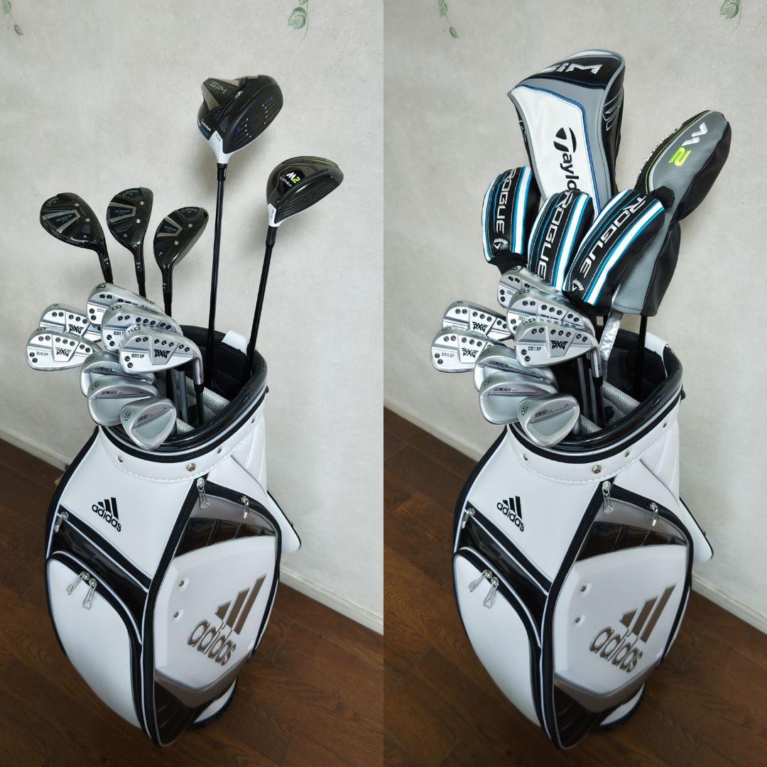 最強初心者セット】全体完全調整13本 【キャディバッグ＆アイアン