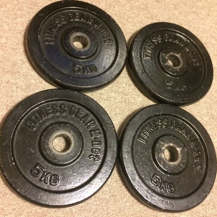 ダンベル プレート オリンピックプレート 14枚組 径50mm ダンベルプレート バーベル