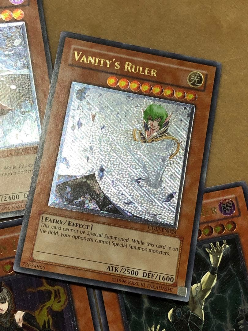 遊戯王 CDIPアンリミ 北米 レリーフ 英語 海外版 4枚セット まとめ売り