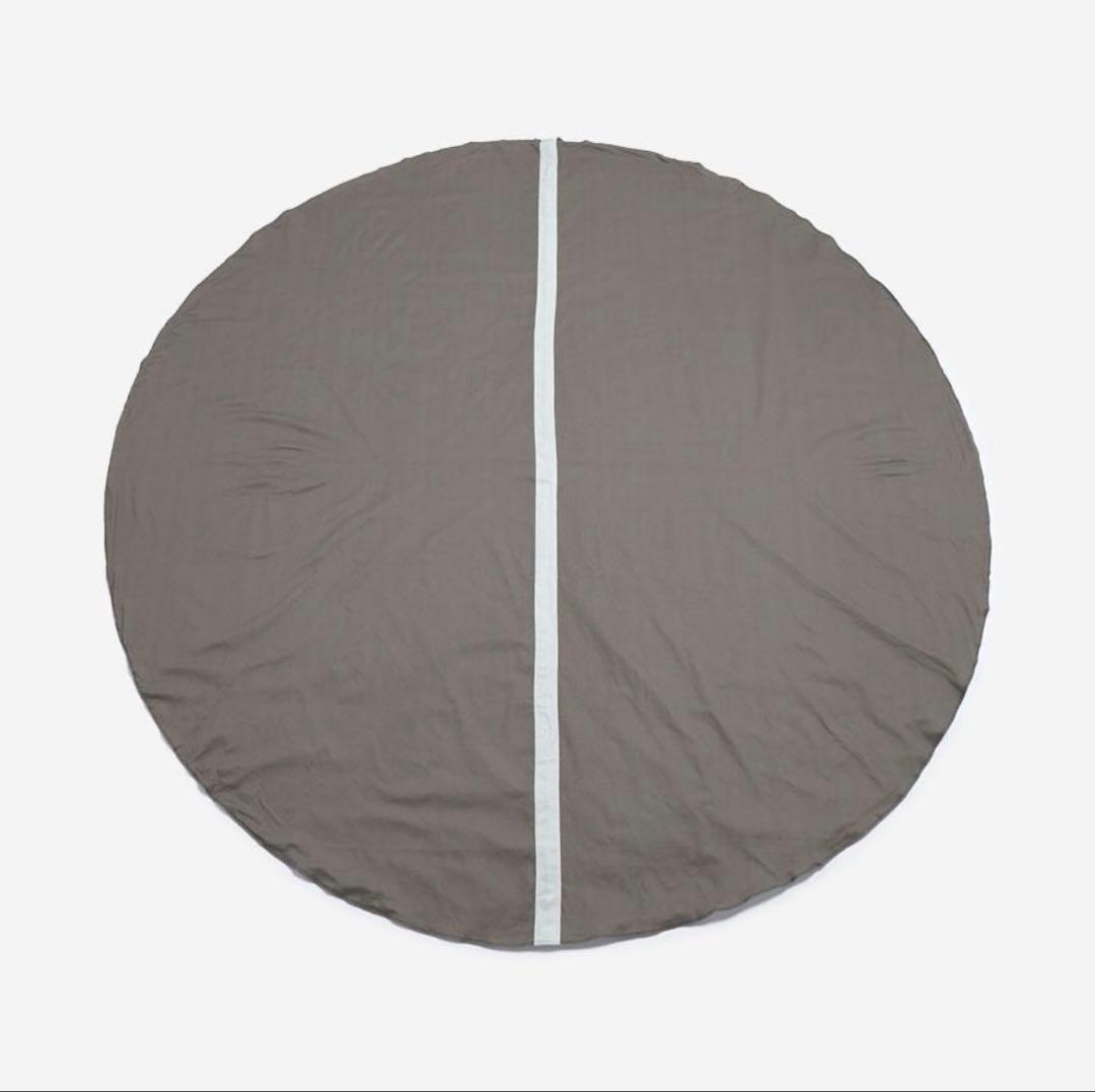 新品 アクタス 円形こたつカバー チャコールグレー こたつ布団カバー