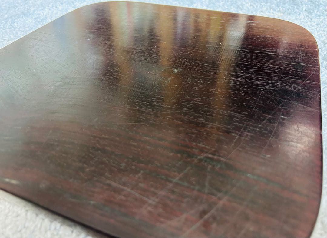 紫檀製 花瓶台 紫檀台 お重い 2.5kg