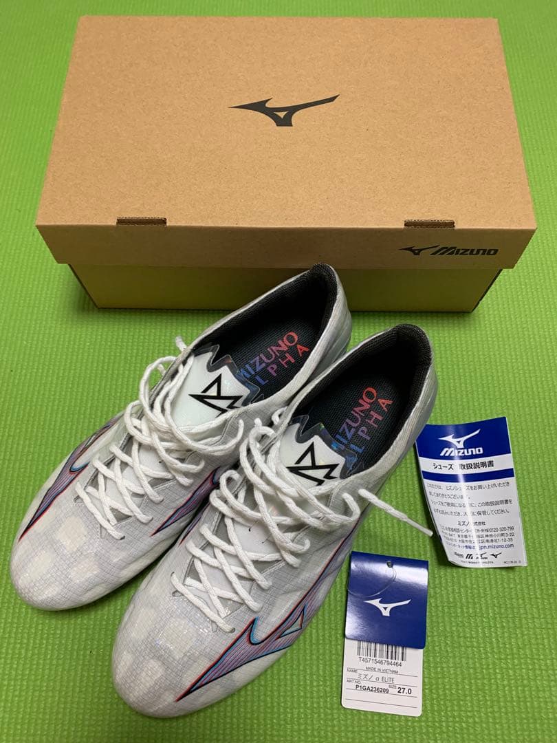 9/28 9:00まで ミズノアルファ エリート 27.0 ミズノアルファ ELITE(サッカー／フットボール)|P1GA246227|シューズ