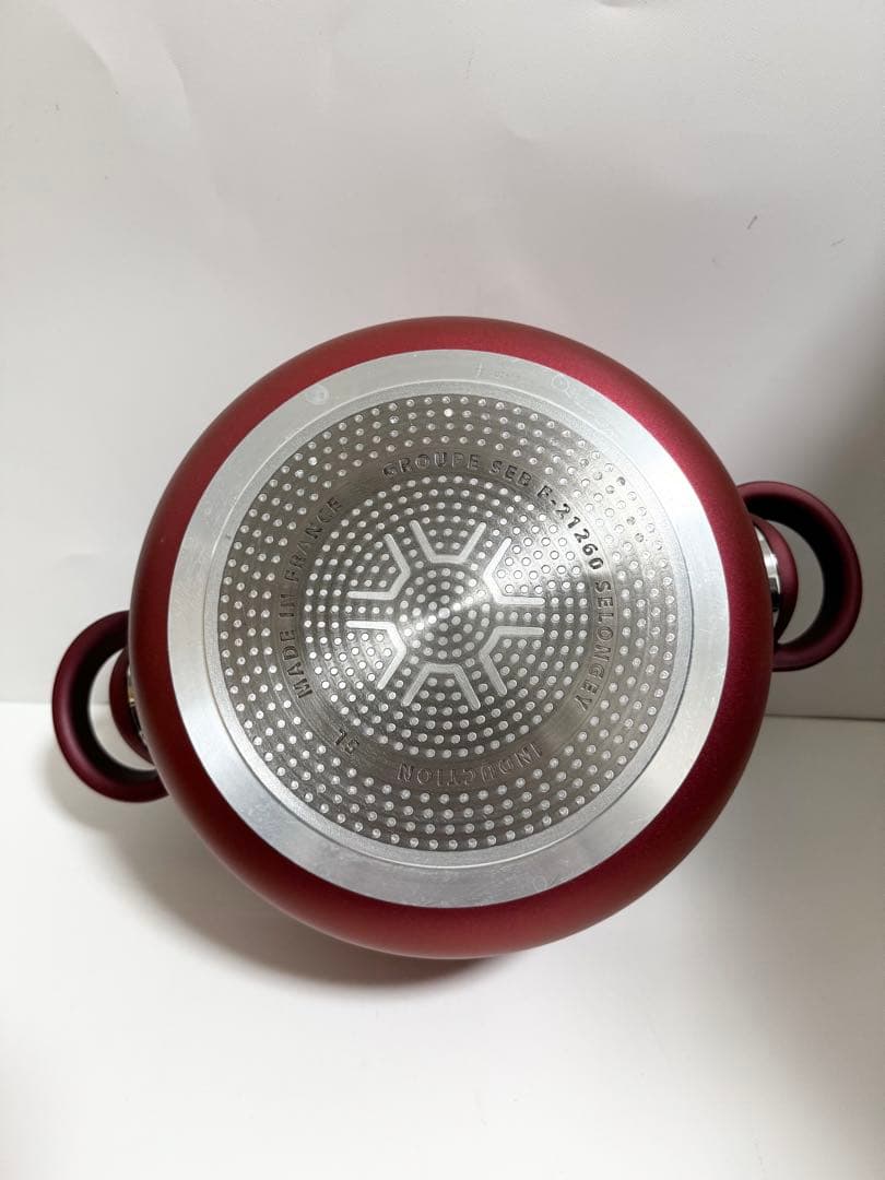 ティファール 圧力鍋 クリプソ ミニットデュオ 5.2L レッド