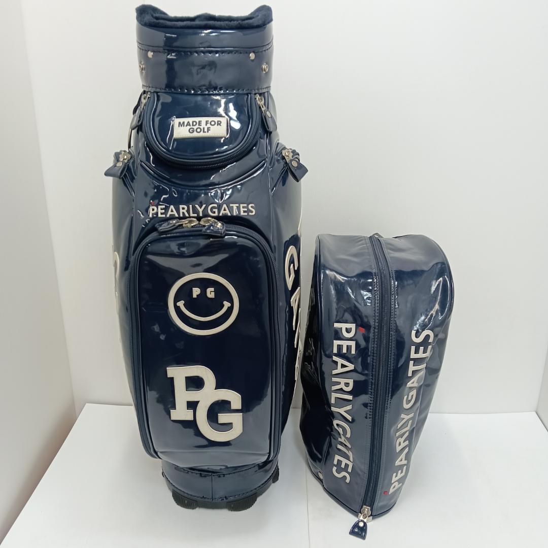 8m3333h1z パーリーゲイツ キャディーバック ネイビー golfbag