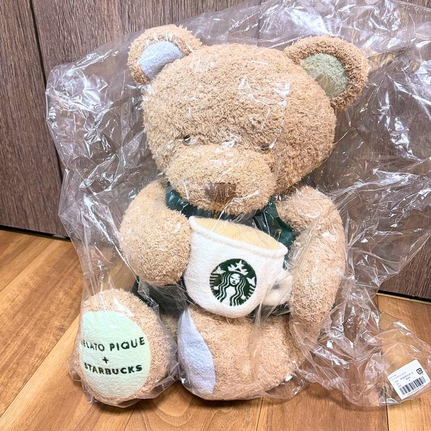 スタバ×ジェラピケ ジェラートベアティッシュケース ぬいぐるみ