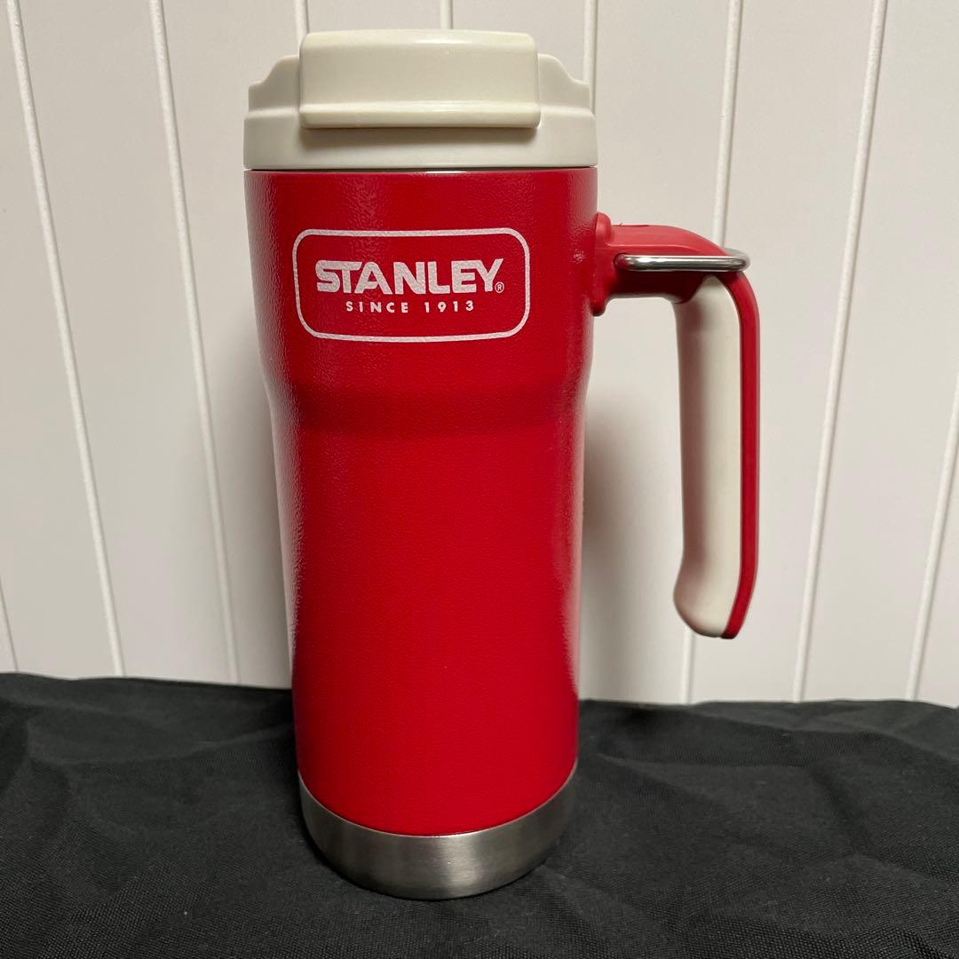 スターバックス グリップハンドルステンレスタンブラーSTANLEYレッド