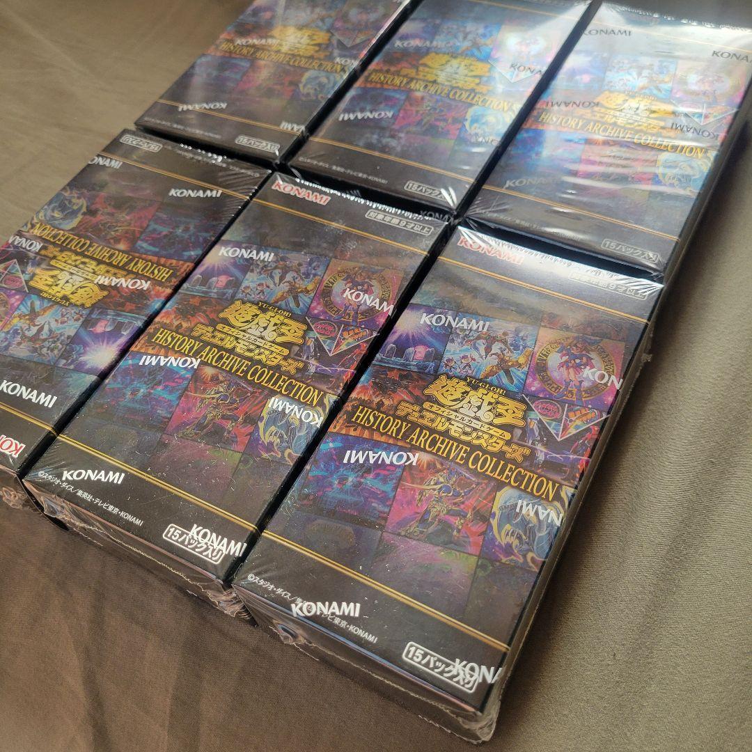 遊戯王 ヒストリーアーカイブコレクション 未開封シュリンク付 ✕ 6BOX