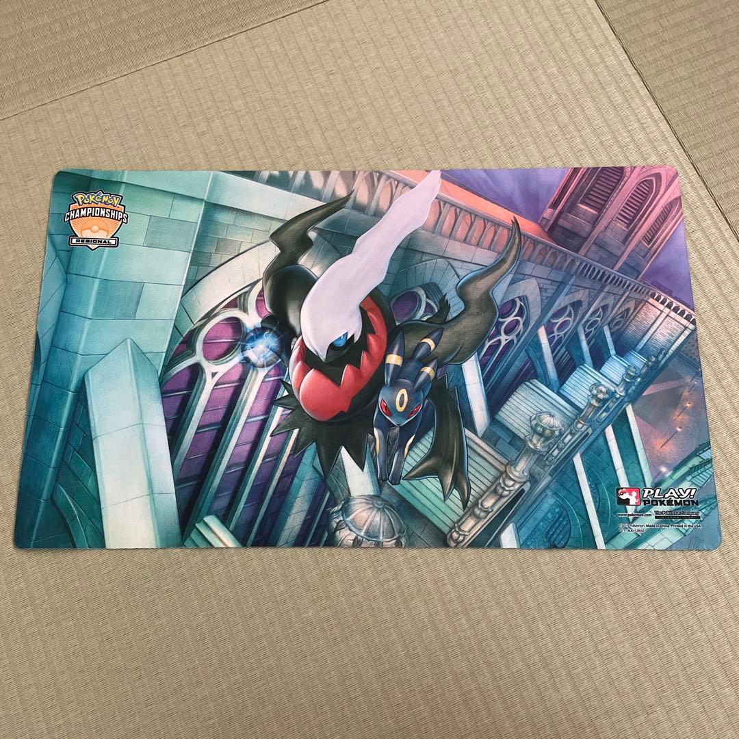 オ*読様 ポケモン ブラッキー ダークライ プレイマット サプライ