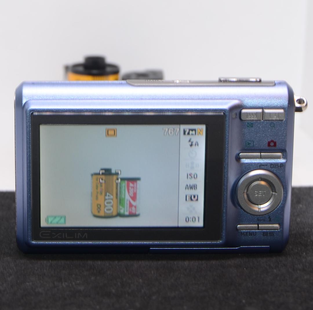 美品】CASIO カシオ EXILIM EX-Z75 ブルー (動作確認済) - メルカリ