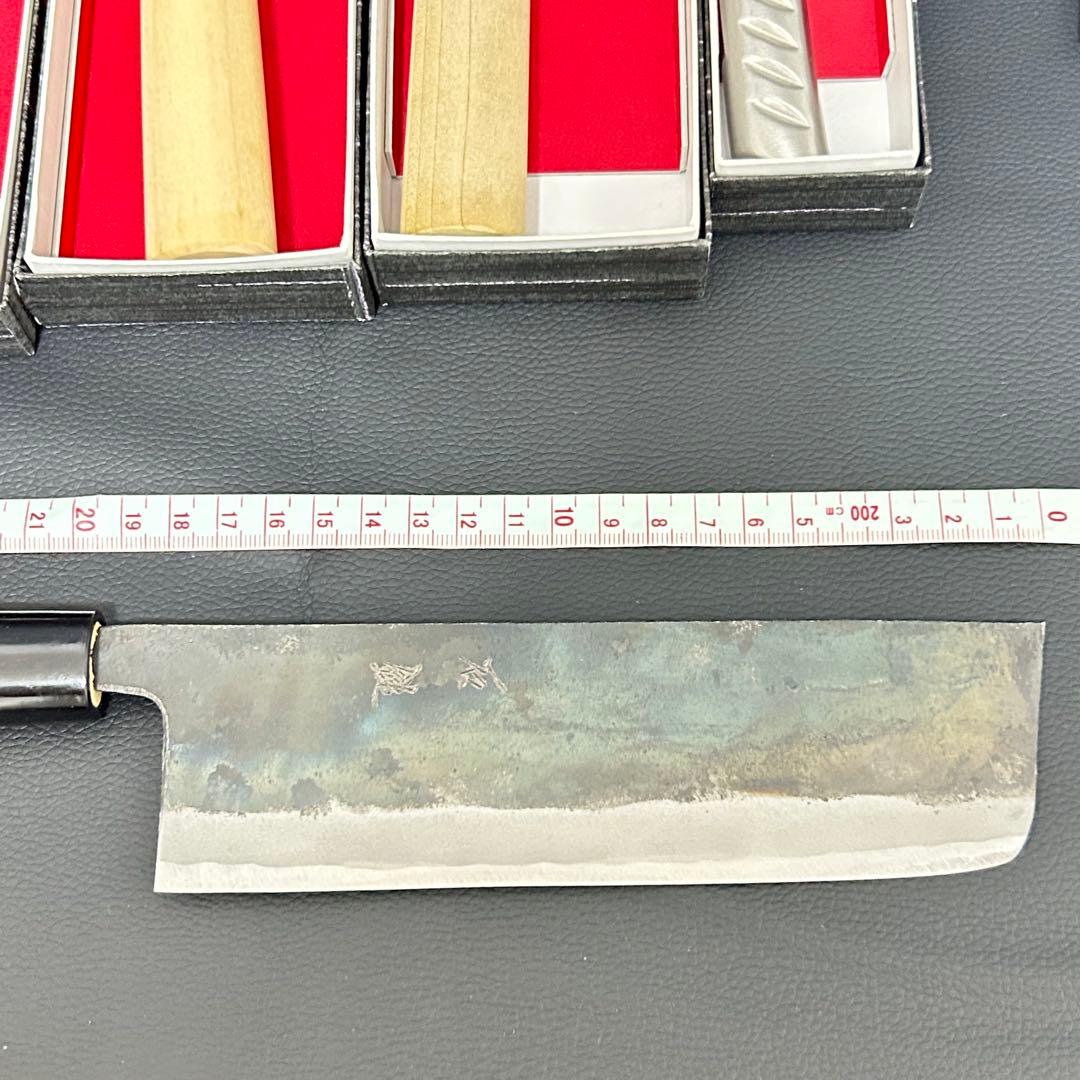 土佐黒打ち包丁 由宗刃物 三徳 出刃 菜切 舟行 5本セット - メルカリ