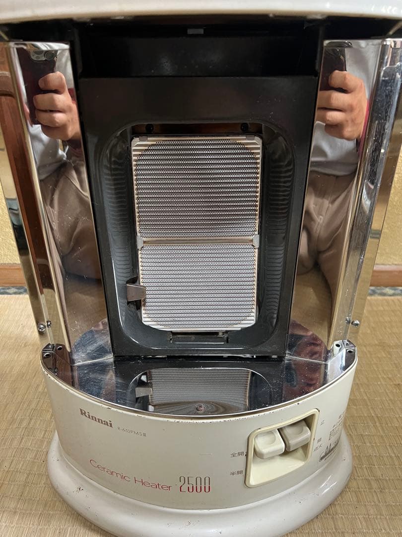 ノ*ロ様 【O-1626】リンナイ ガスストーブ R-652PMSIII-402 - メルカリ