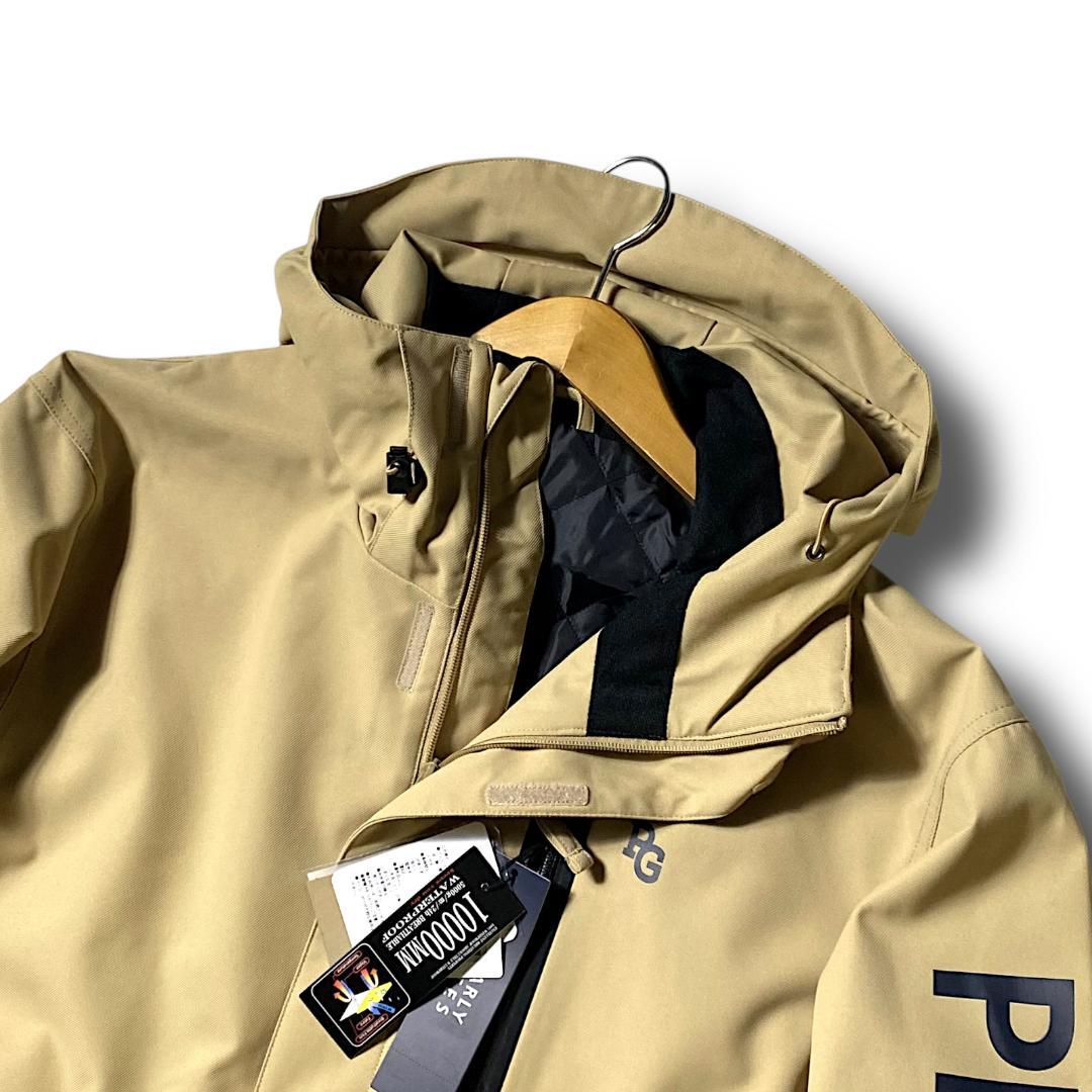 定価104500円 L パーリーゲイツ 上下セット スノーウェア スノボ BEG