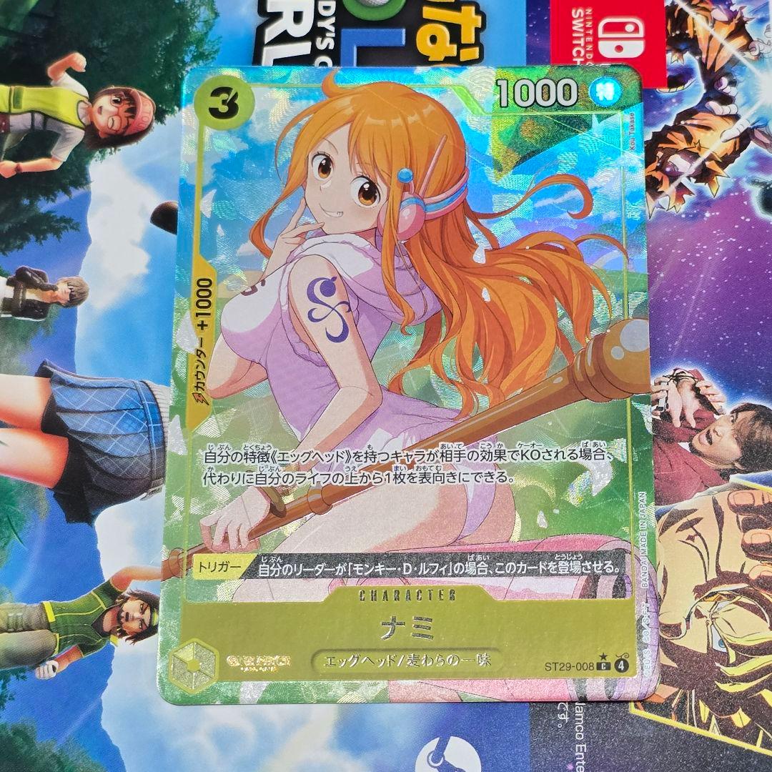 パラレル】ST29-008 ナミ C ワンピースカード ST29 - メルカリ