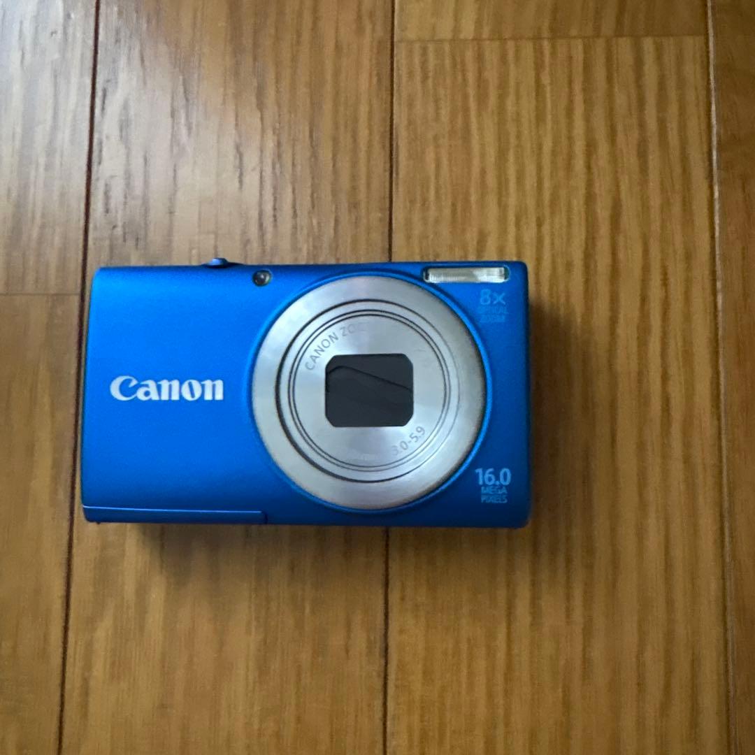 初期化済み】Canon PowerShot A1400 青 16.0 MP - メルカリ