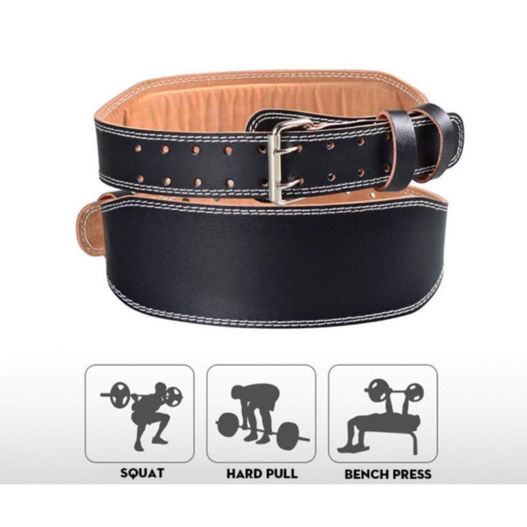 トレーニングベルト Mサイズ パワーベルト 筋トレベルト ブラック ジム