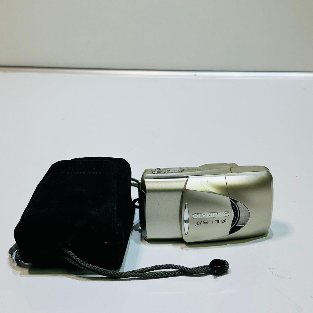 OLYMPUS μ[mju:] - III 120 コンパクトフィルムカメラ OLYMPUS μ Mju III 120 の使い方 | Totte Me Camera