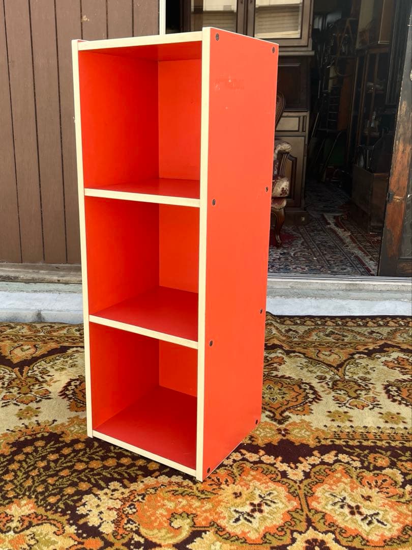 棚 レトロポップ オレンジ 昭和レトロ 当時物 インテリア - メルカリ