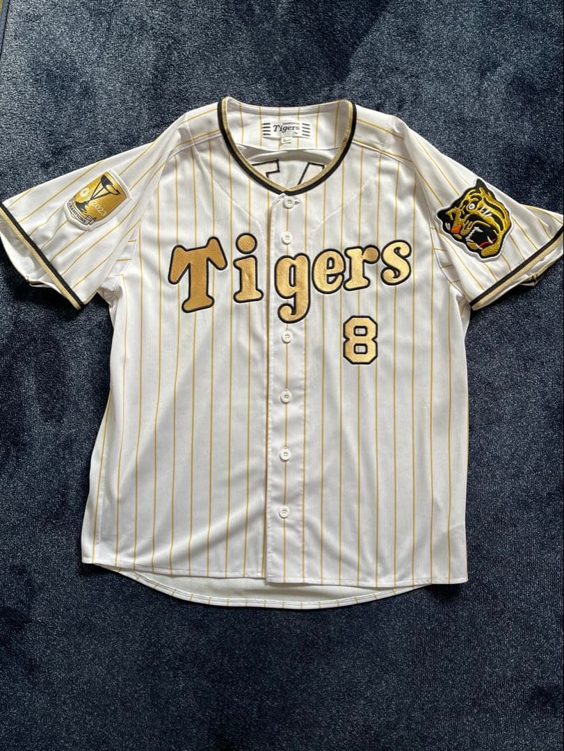 阪神タイガース 佐藤輝明 チャンピオン ユニフォーム 2023 Mサイズ