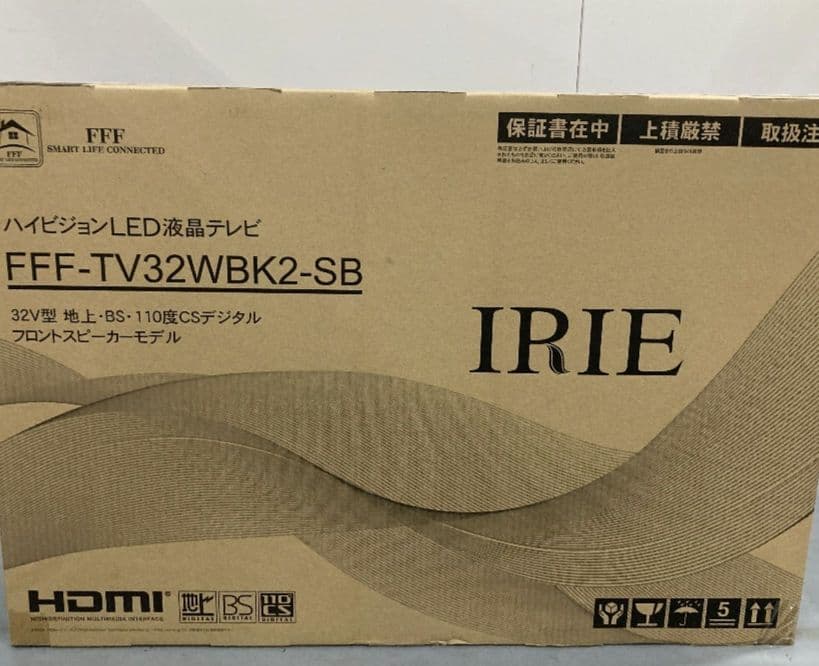 【未開封】IRIE 32インチ 液晶テレビ FFF-TV32WBK2 液晶テレビ IRIE ブラック FFF-TV32WBK2-SB [32V型 /ハイビジョン] FFF