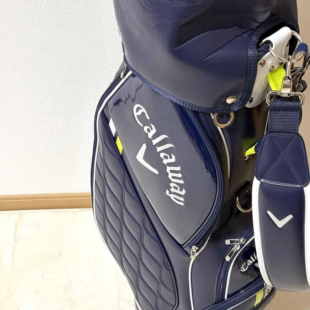 キャロウェイ キャディバッグ ゴルフバッグ ネイビー ベア クマ - メルカリ