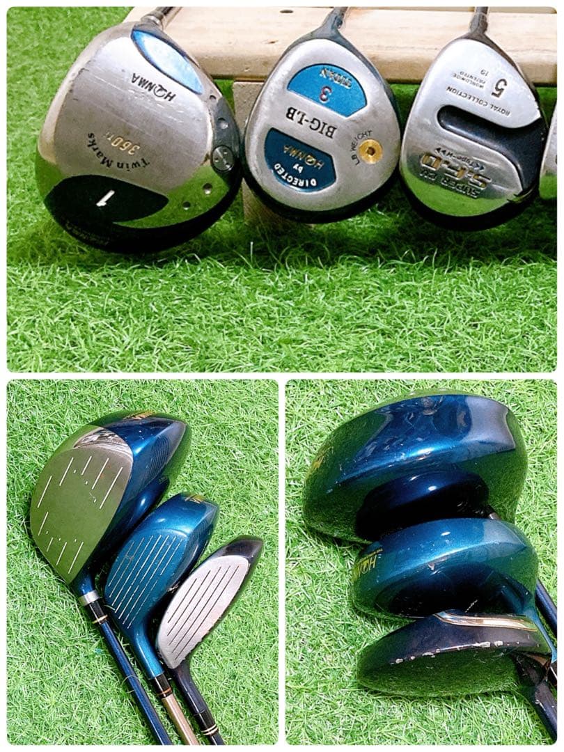 M6.ホンマ 初心者オススメ ゴルフクラブ メンズセット 右利き 13本