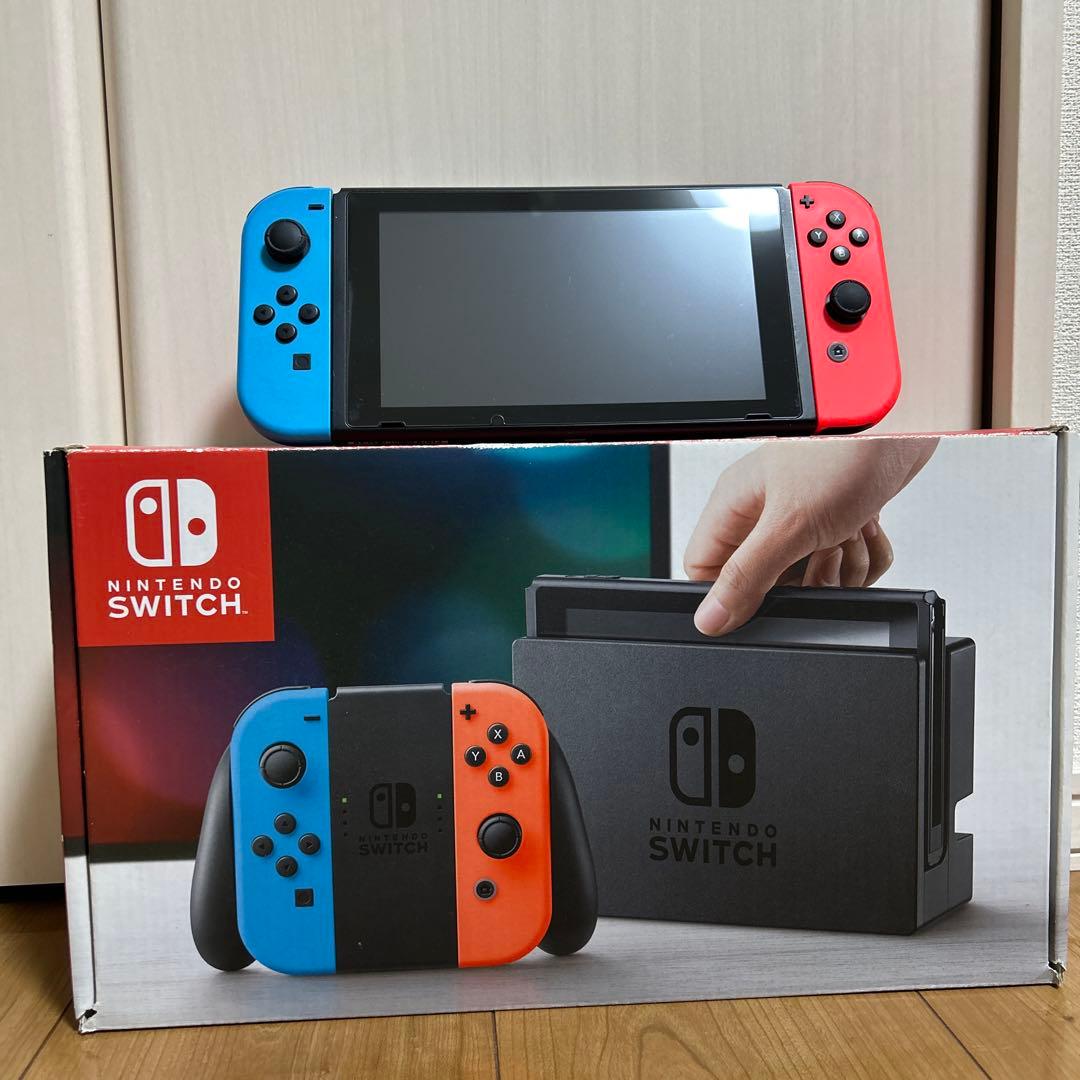 Nintendo Switch 本体セット 付属品完備 動作確認済 フィルムつき