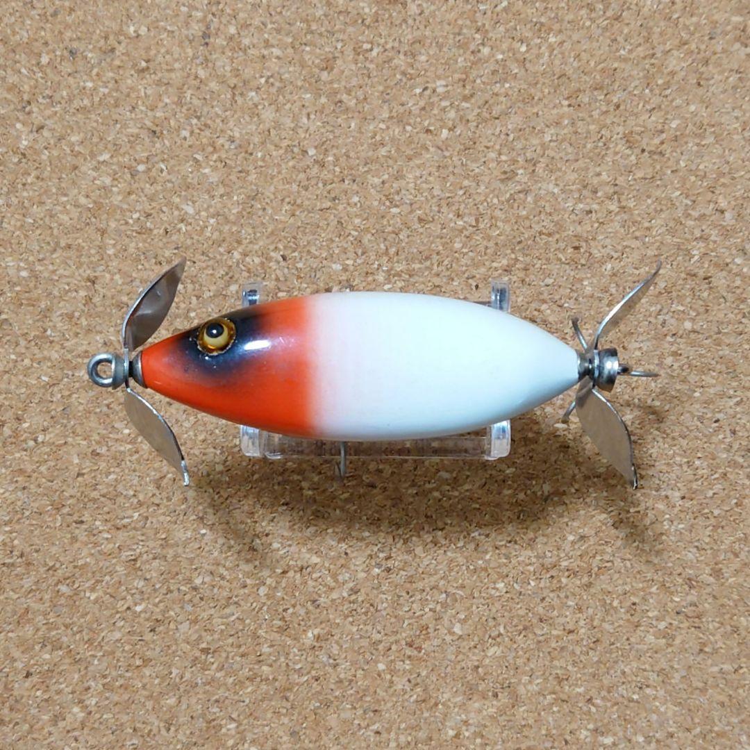 へドン SOSウンデッドミノー オールドルアー 下側アイ無し ウッド製