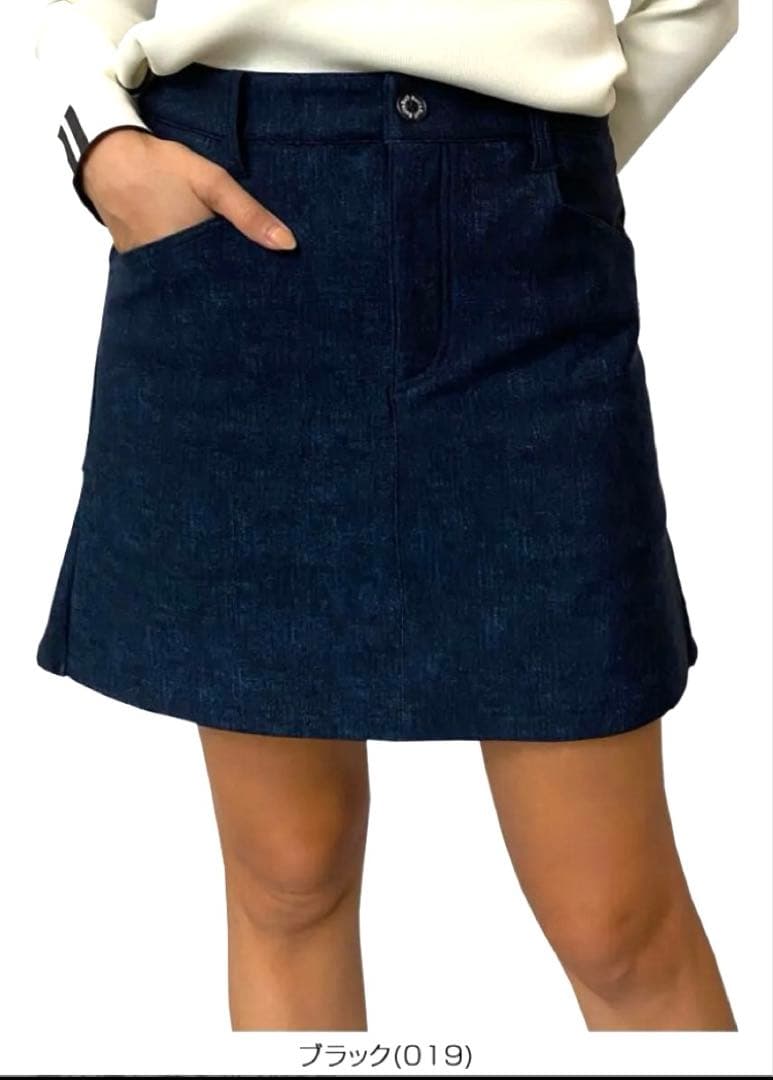 新品BULL&BULL ブル&ブル　ゴルフスカートMレディースゴルフウェア　秋冬 KISS ON THE GREEN（キスオンザグリーン） ゴルフウェア レディース