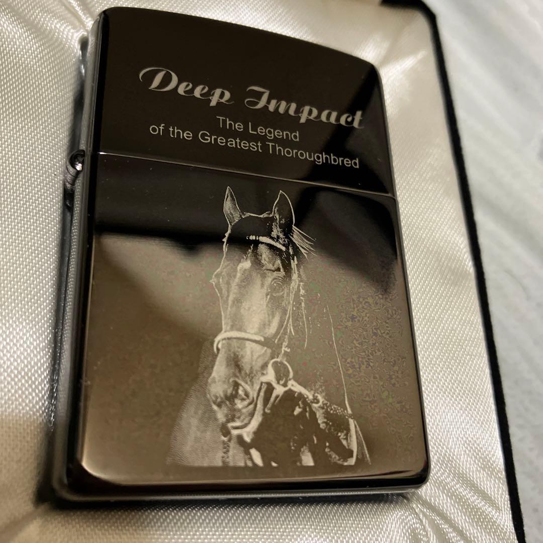 伝説の名馬‼️ディープインパクト号‼️引退記念zippo‼️全レース刻印