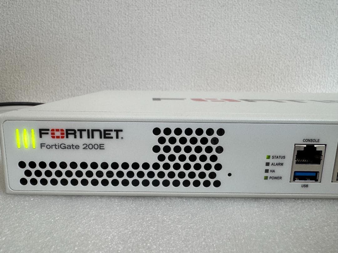 FortiOS 7.6.5】FortiGate 200E 中古 - メルカリ