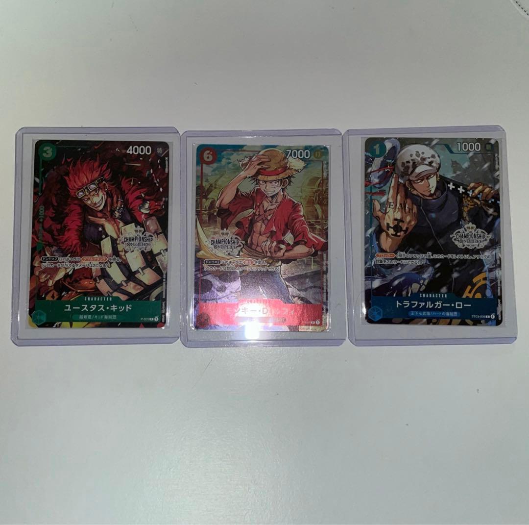 ワンピースカード ルフィ ロー キッドプロモ チャンピオンシップ 2022