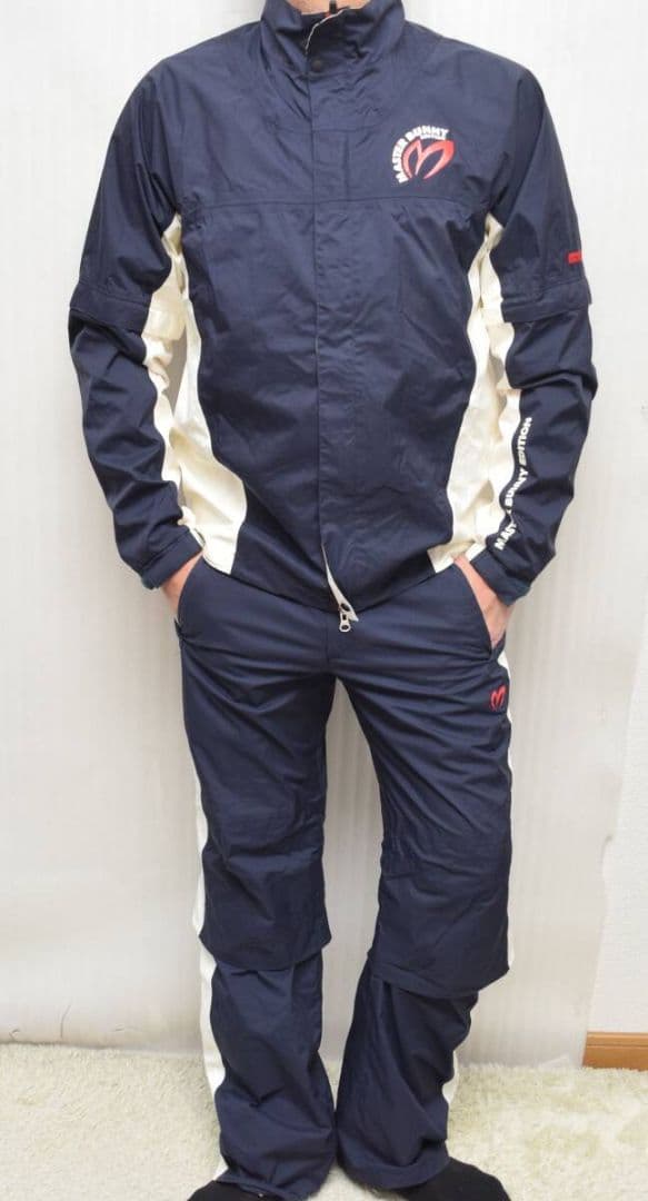 マスターバニーエディション パーリーゲイツ レイン ジャケット パンツ 上下 MASTER BUNNY EDITION（マスターバニーエディション） 【premium