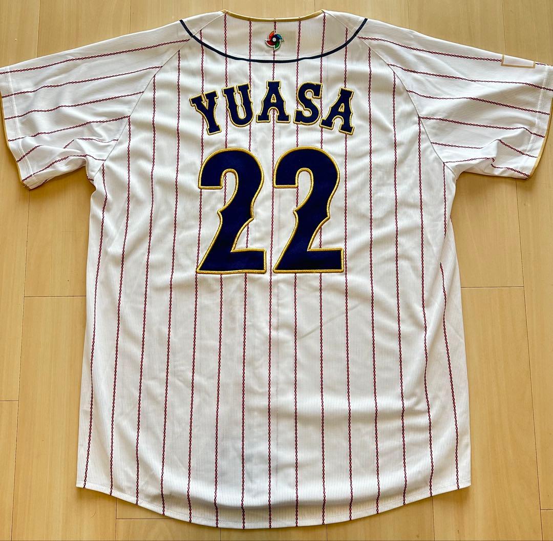 こ*ん様 Lサイズ WBC 2023 侍ジャパン 湯浅京己投手 ユニフォーム