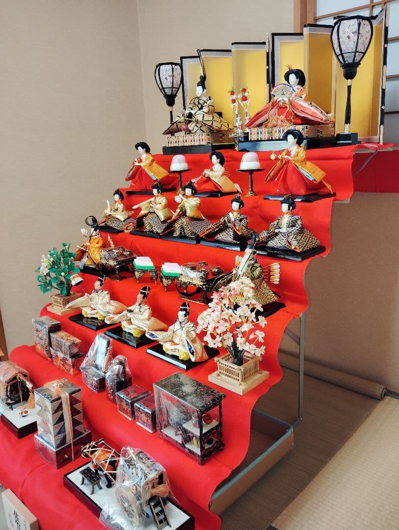 雛人形7段飾り一式 1985年製 - メルカリ