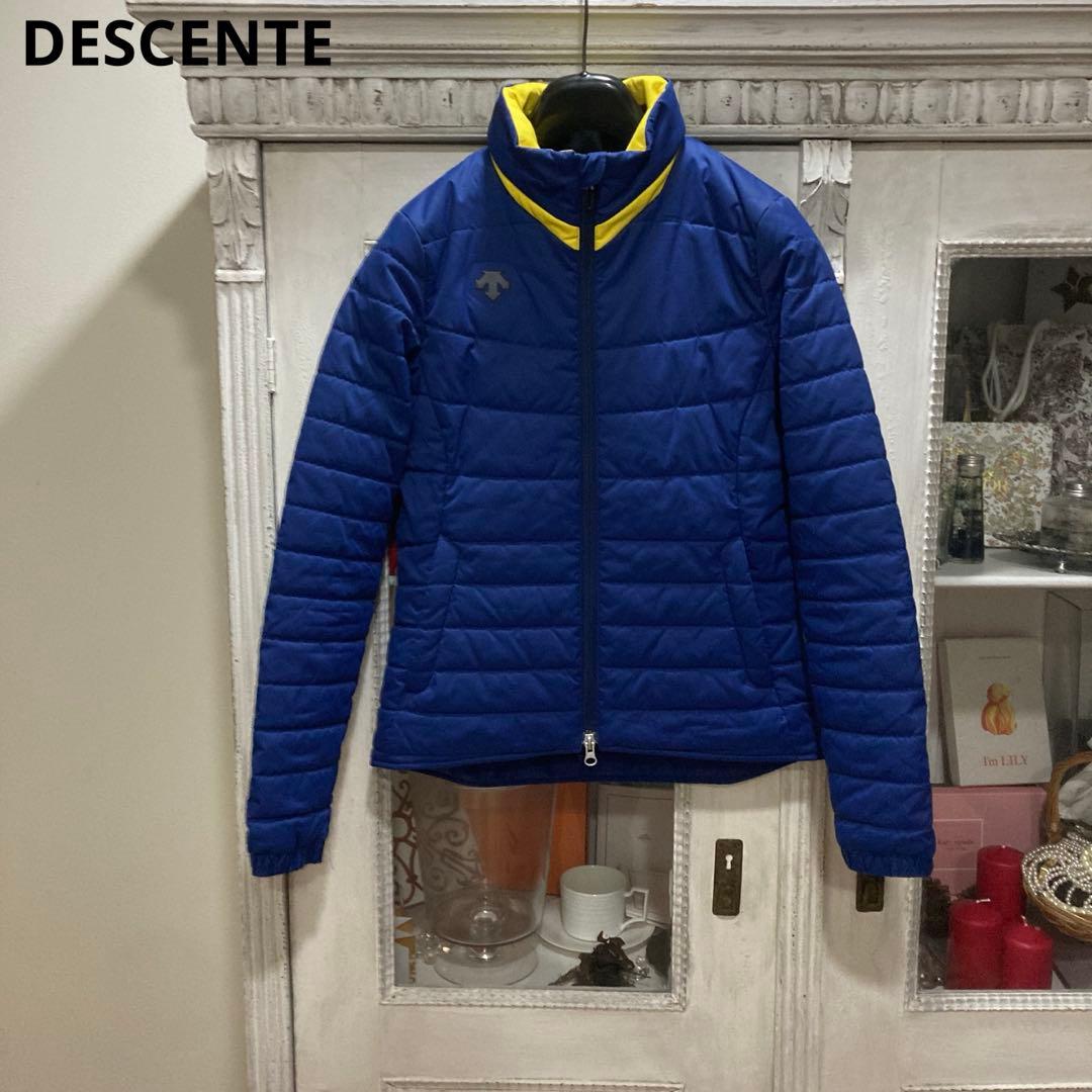 DESCENTE デサントゴルフ モバイルサーモ 中綿ジャケット S ブルー
