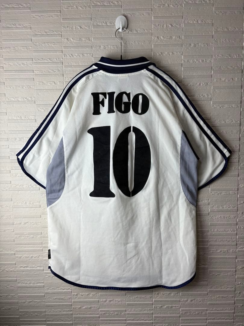 貴重レフティ 00s adidas レアルマドリード 00/01 ユニフォーム ルイス