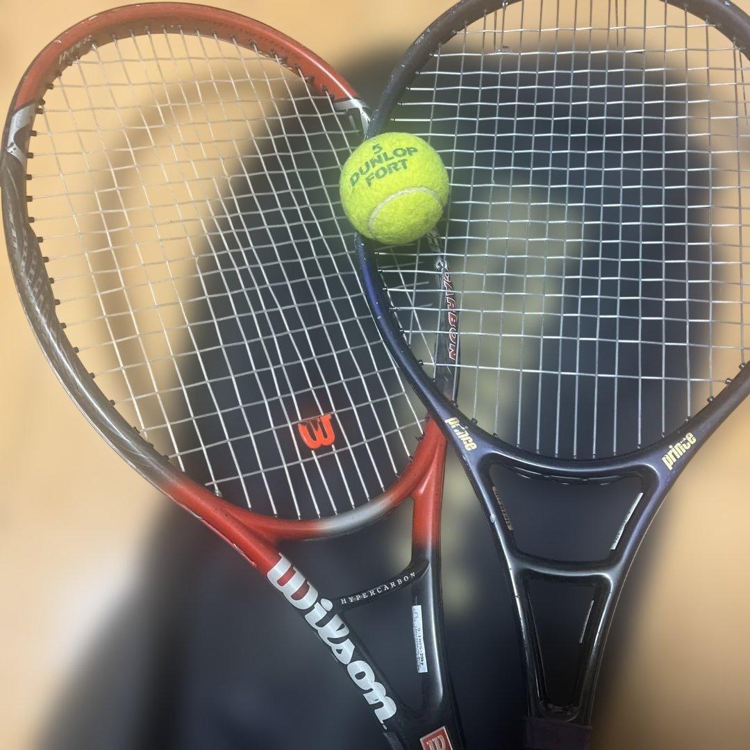 Wilson ラケット2本セット＋おまけ Amazon.co.jp: Wilson(ウイルソン) テニス ラケット セット ベア
