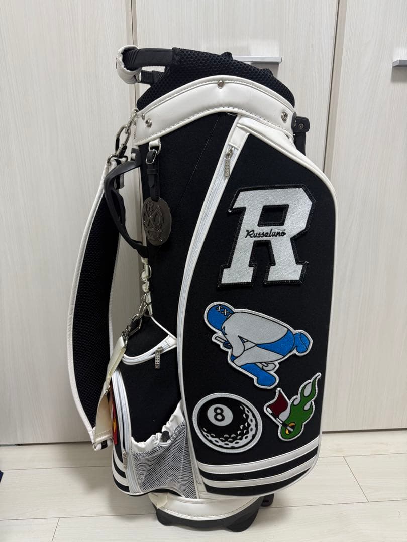 ラッセルノ キャディバッグ VELCRO GOLF BAG ゴルフバック 美品 Russeluno（ラッセルノ） ラッセルノゴルフ ベルクロ ゴルフバッグ RS